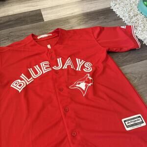 Toronto Blue Jays Canada Day Kevin Pillar majestic jersey XL